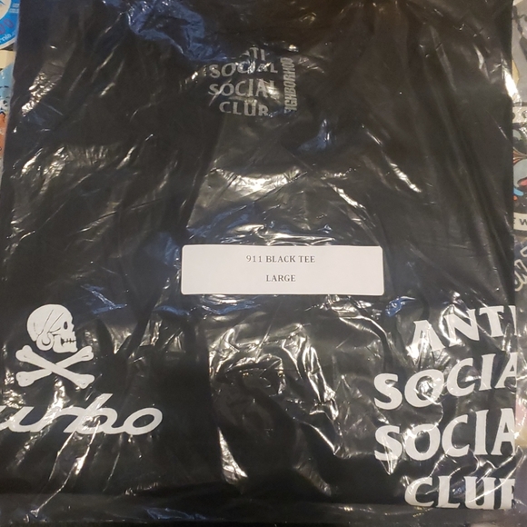 Anti Social Social Club Other - Anti social social clubxNeighborhood T large black